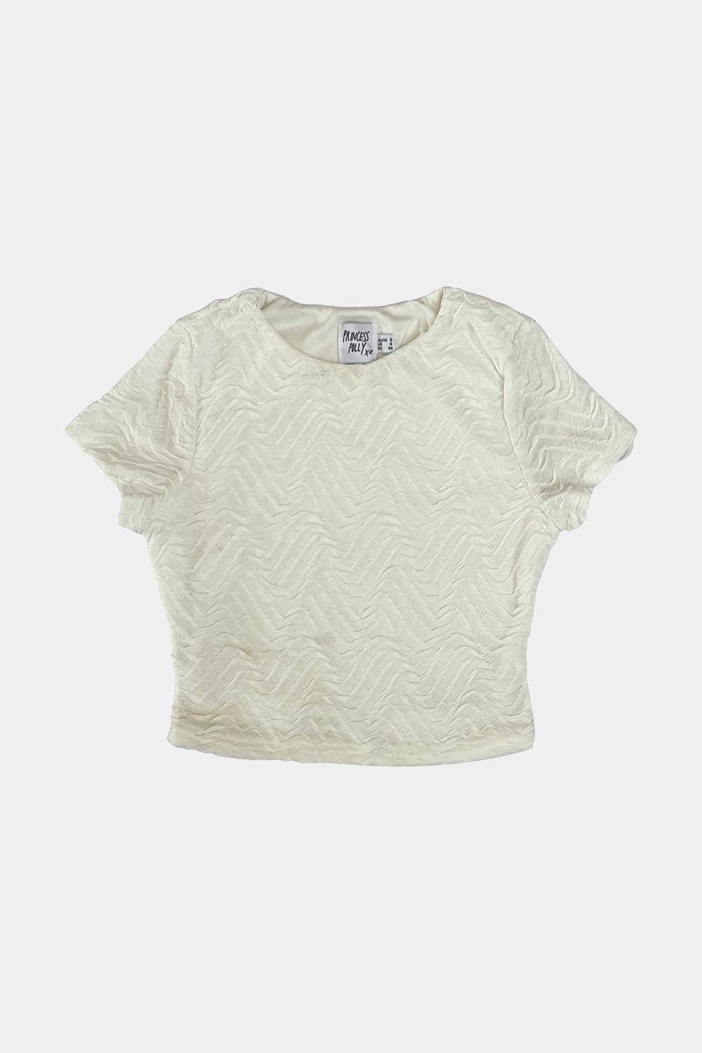 Princess Polly White Crop Top