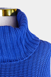 Viktoria And Woods Blue Rollneck Knit
