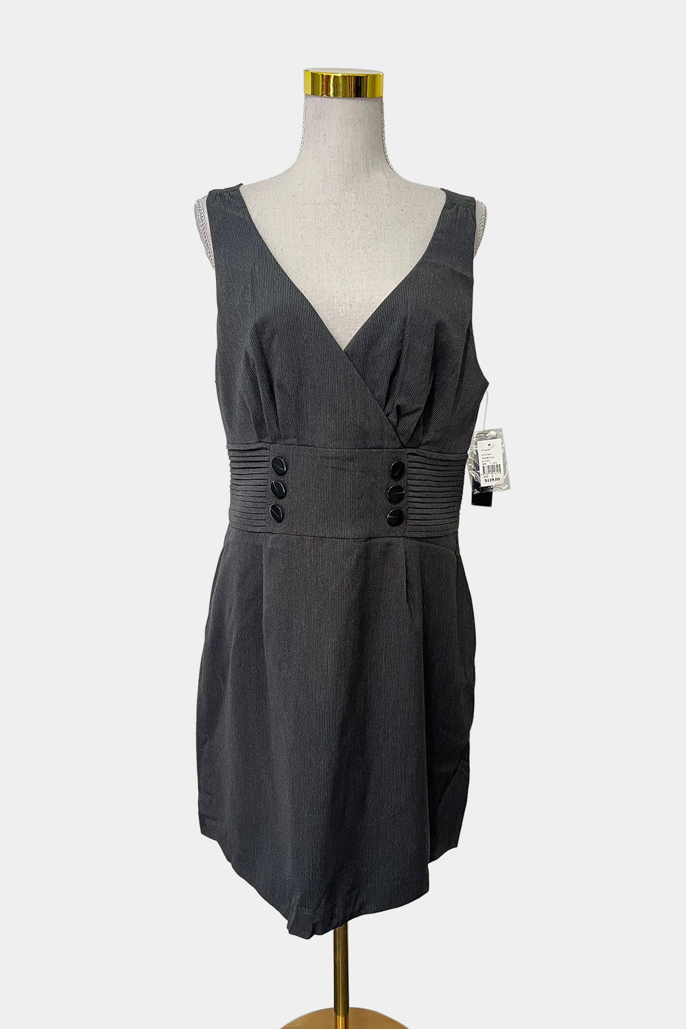 BASQUE Charcoal Grey Dress