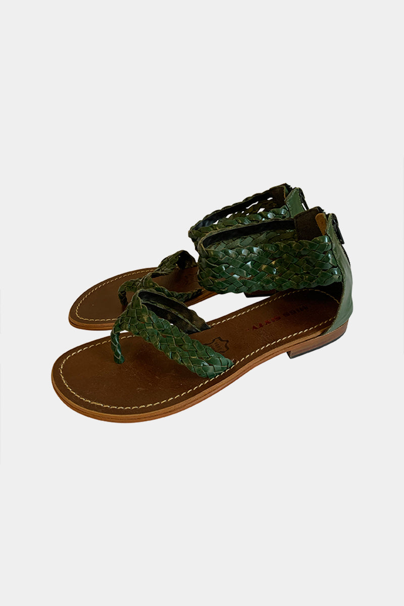 Miss Sixty Green Sandals