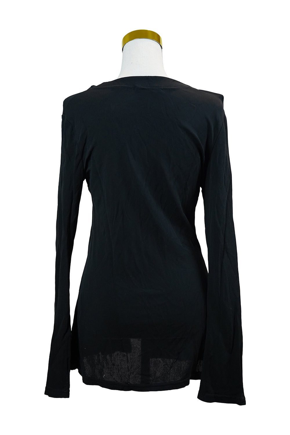 AN'GE Black Long Sleeve Blouse