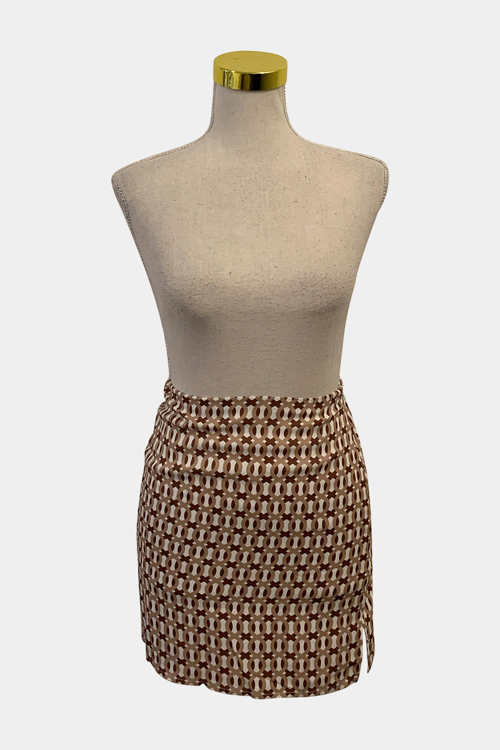 Luck & Trouble Brown Skirt