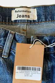 REFORMATION Blue Shorts