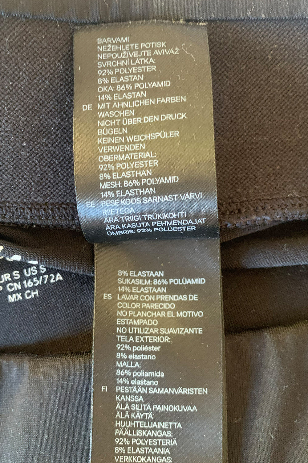 H&M Black Gym Leggings