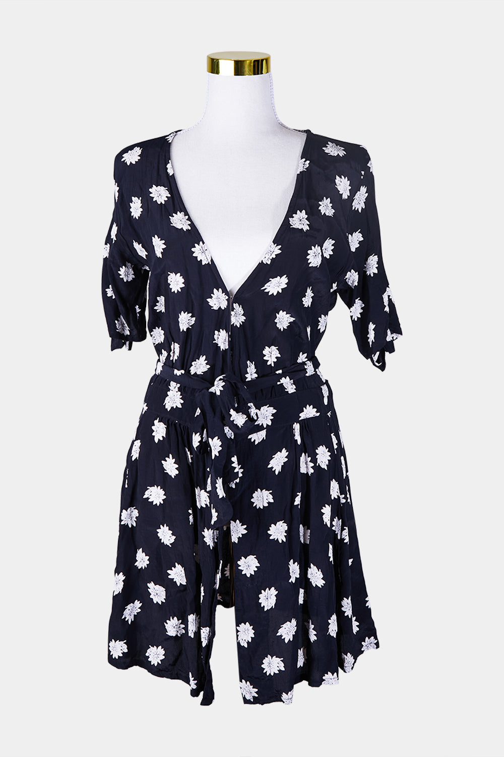 FAITHFULL Navy Floral Summer Dress