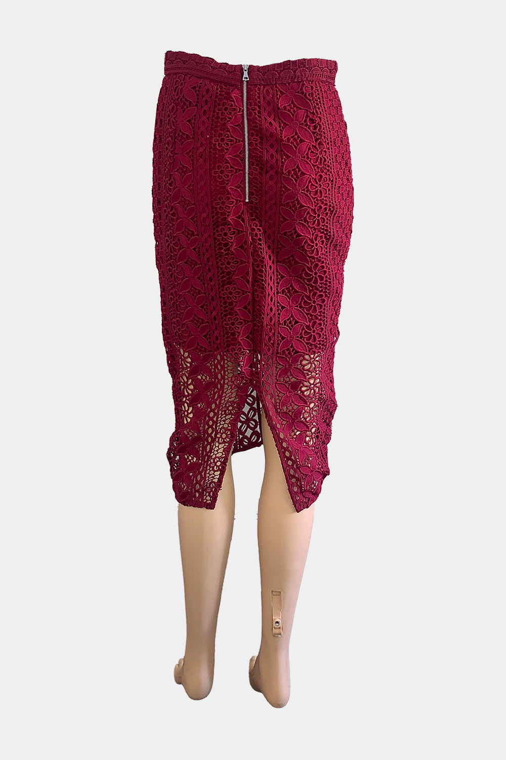 BARDOT Burgundy Skirt