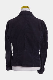 Armani Jeans Navy Corduroy Double Breasted Jacket