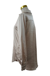 Forever New Burnt Champagne Champagne Button Up Shirt