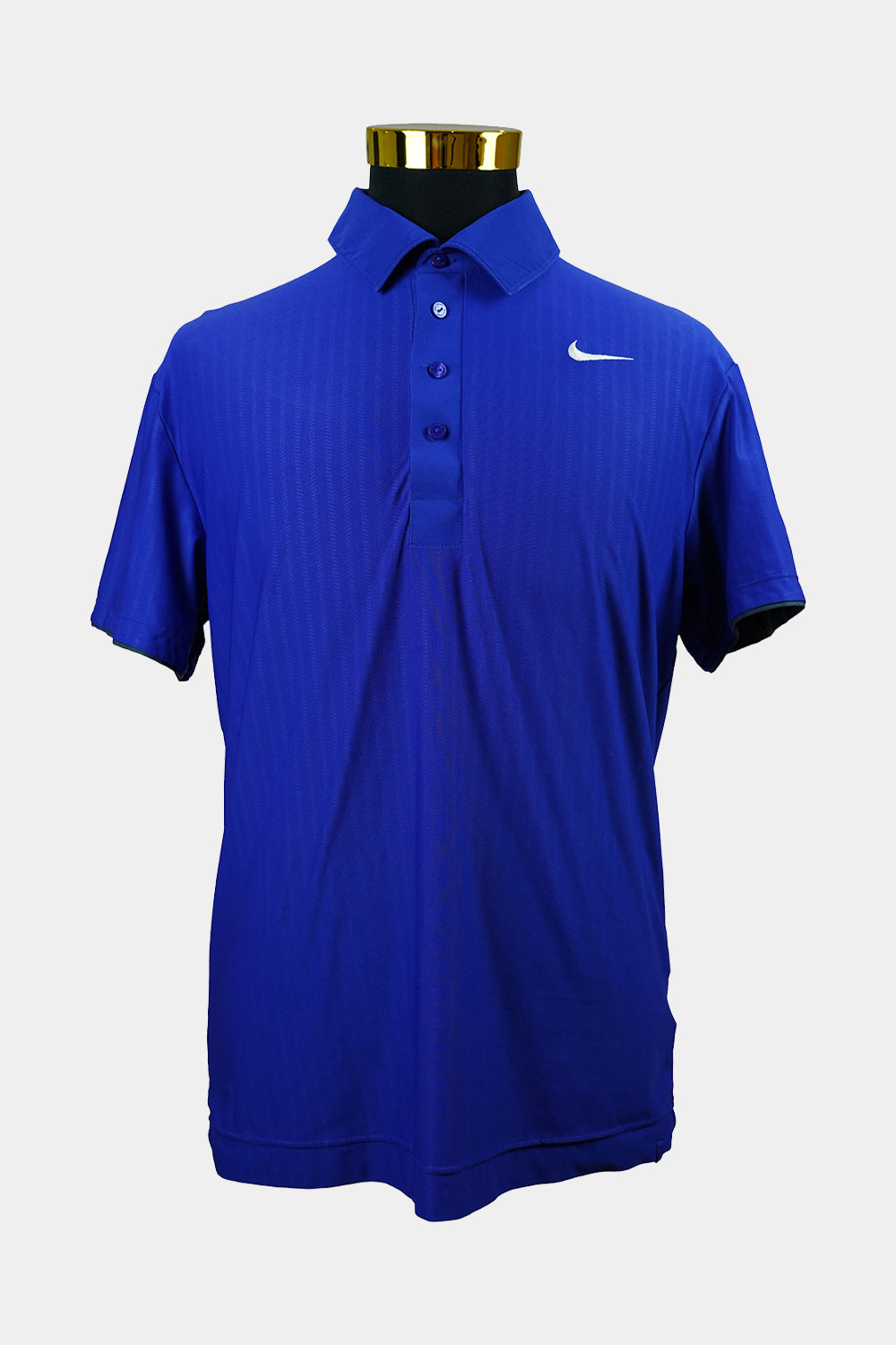 NIKE Blue Fit Dry Polo Tee