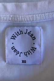 With Jean White Tshirt