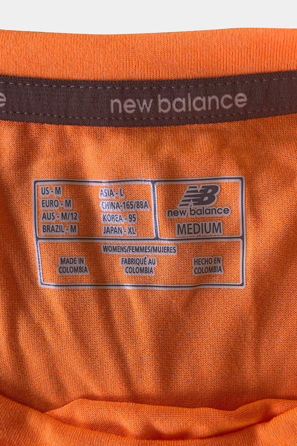 New Balance Orange Tshirt