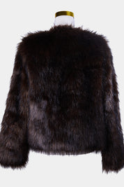 Unreal Fur Brown Faux Fur Jacket