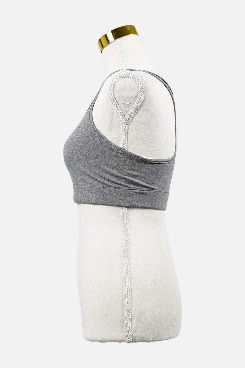 NIKE Grey Pro FitDry Grey Sports Crop