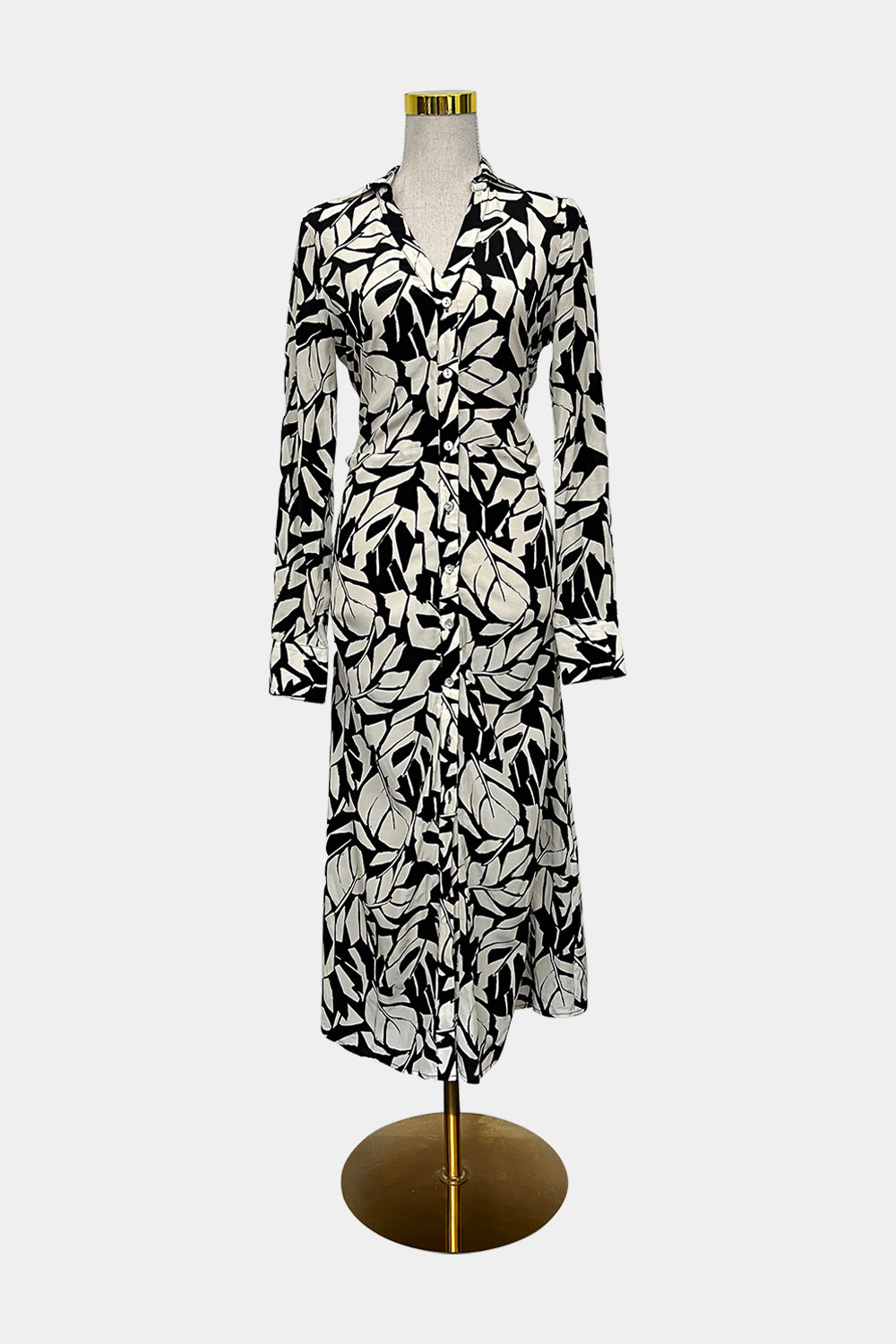 WITCHERY White and Black Dress