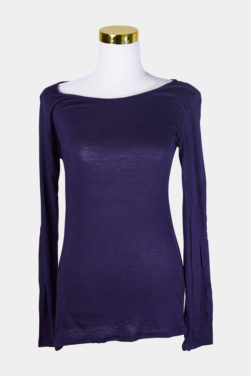 SUGARBABE Navy Long Sleeve Stretchy Top