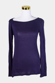 SUGARBABE Navy Long Sleeve Stretchy Top