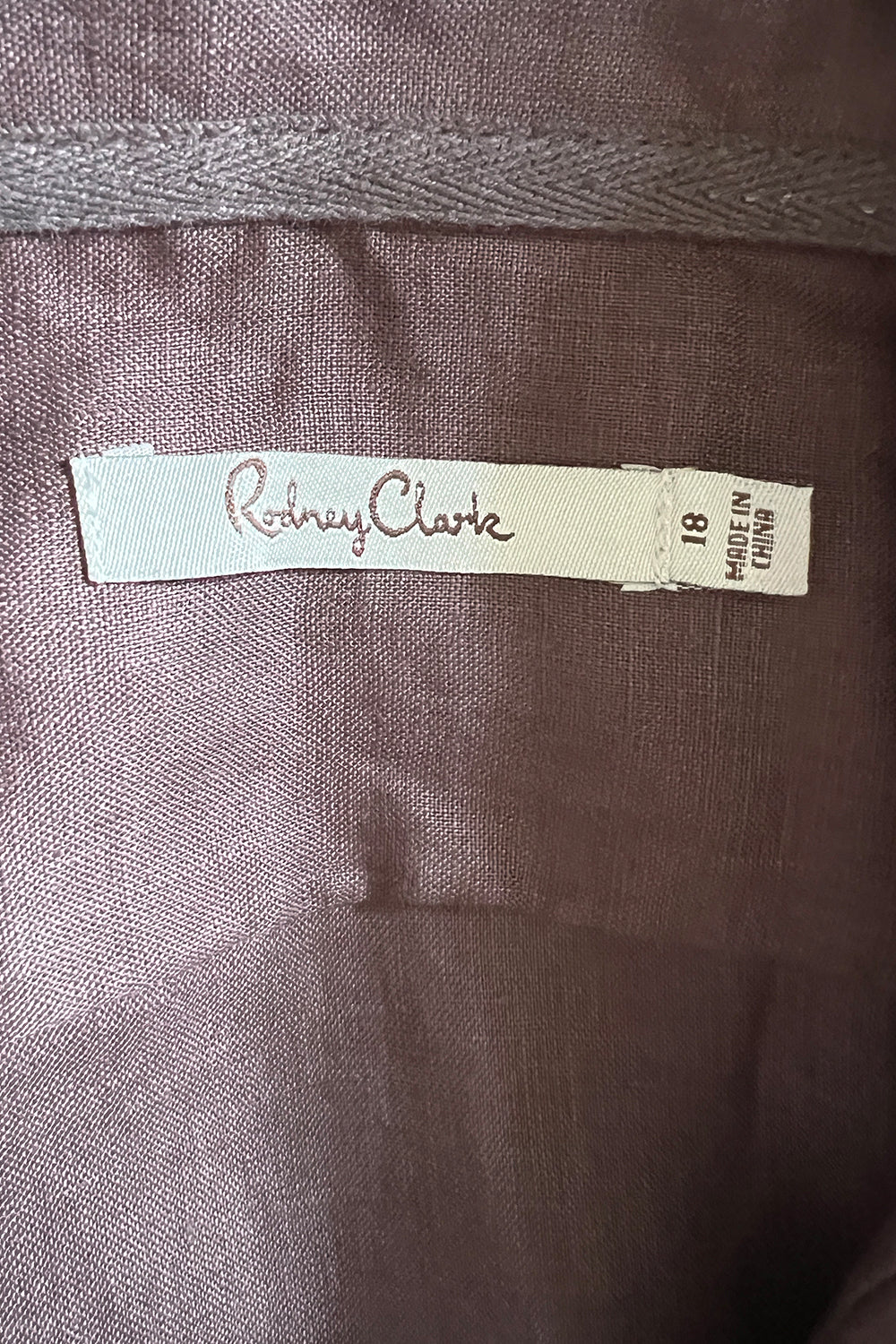 Rodney Clark  Chocolate Brown Top