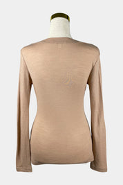 KOOKAI Beige Long Sleeve Top