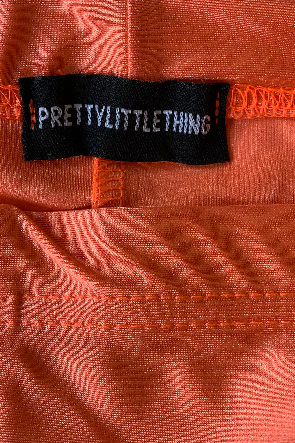 Pretty Little Thing Orange Gym Shorts