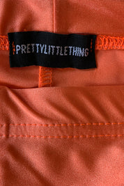 Pretty Little Thing Orange Gym Shorts