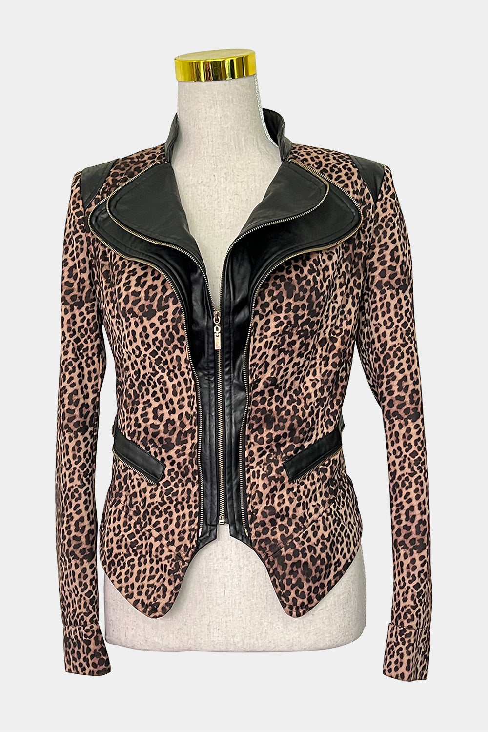 Caroline Morgan Leopard Print Jackets