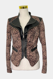 Caroline Morgan Leopard Print Jackets