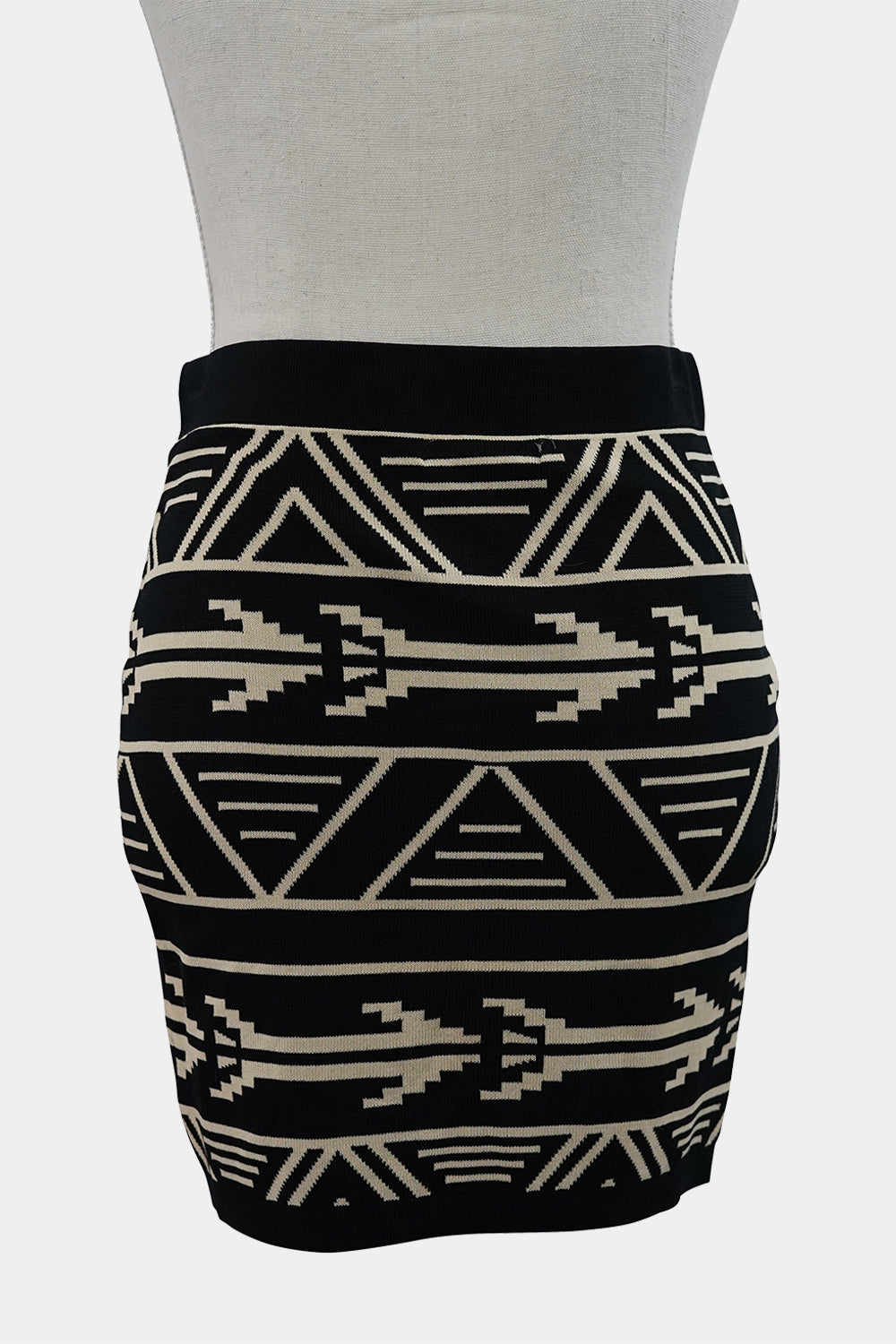 TEMT Black, Beige Mini Skirt