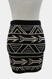 TEMT Black, Beige Mini Skirt