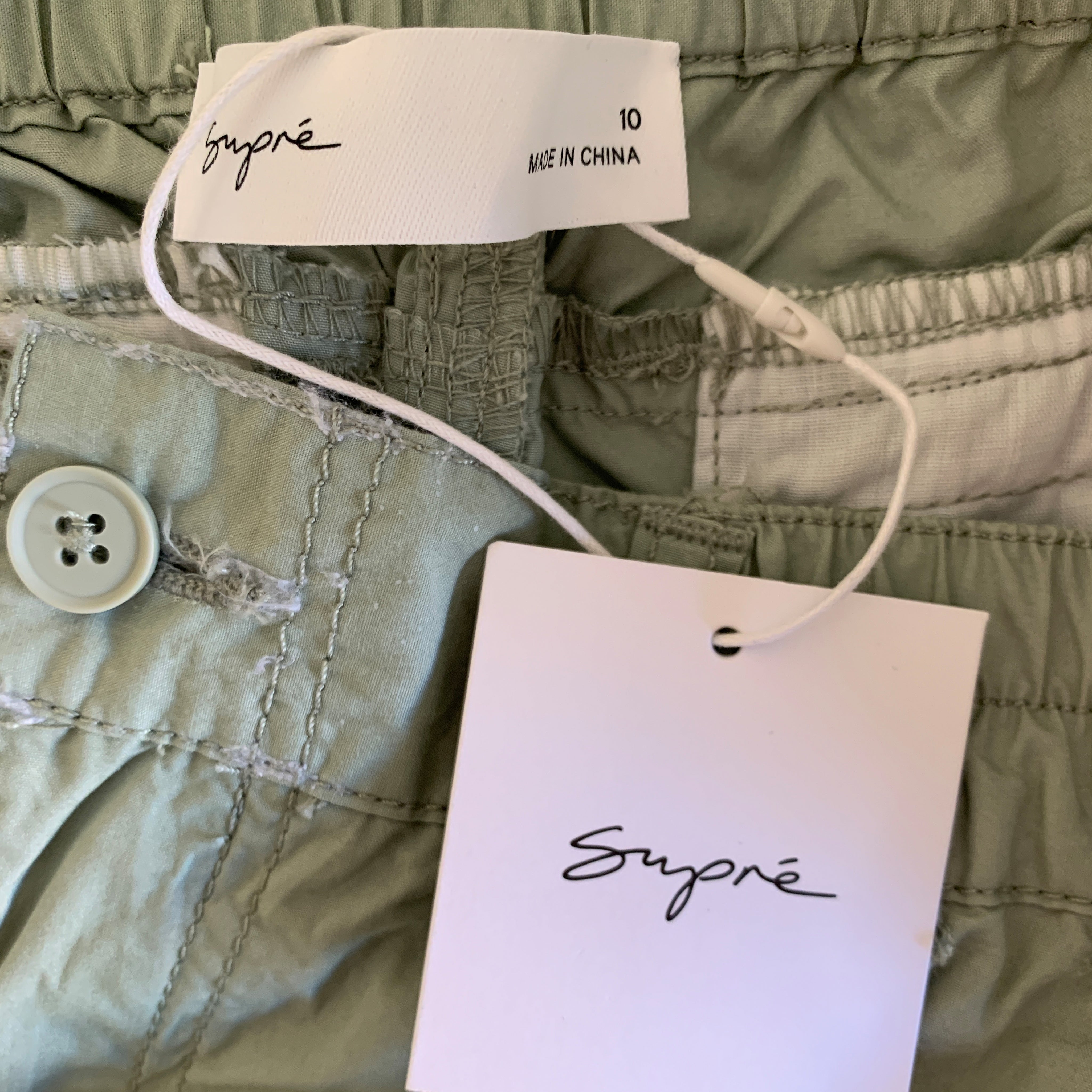 SUPRE Green Cargo Pants