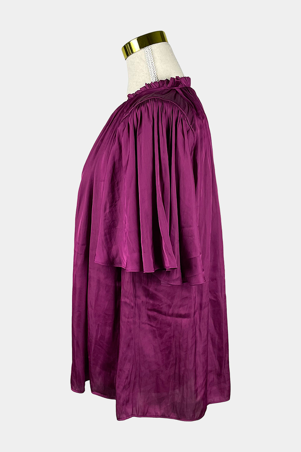 Country Road Purple Silky Blouse