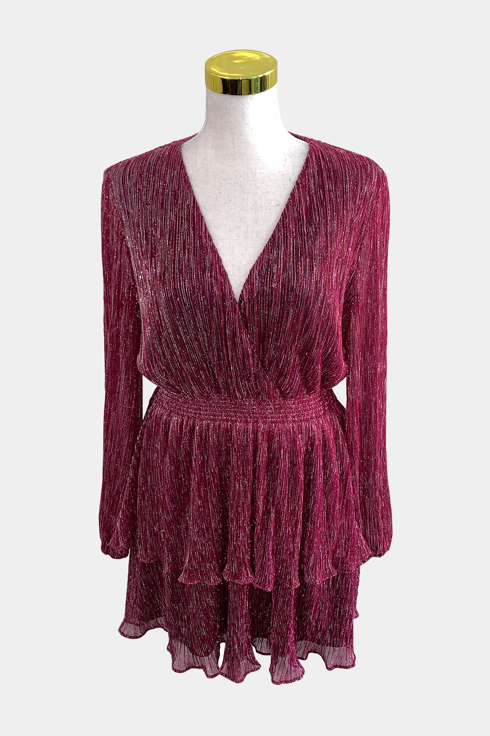 Forever New Burgundy Dress