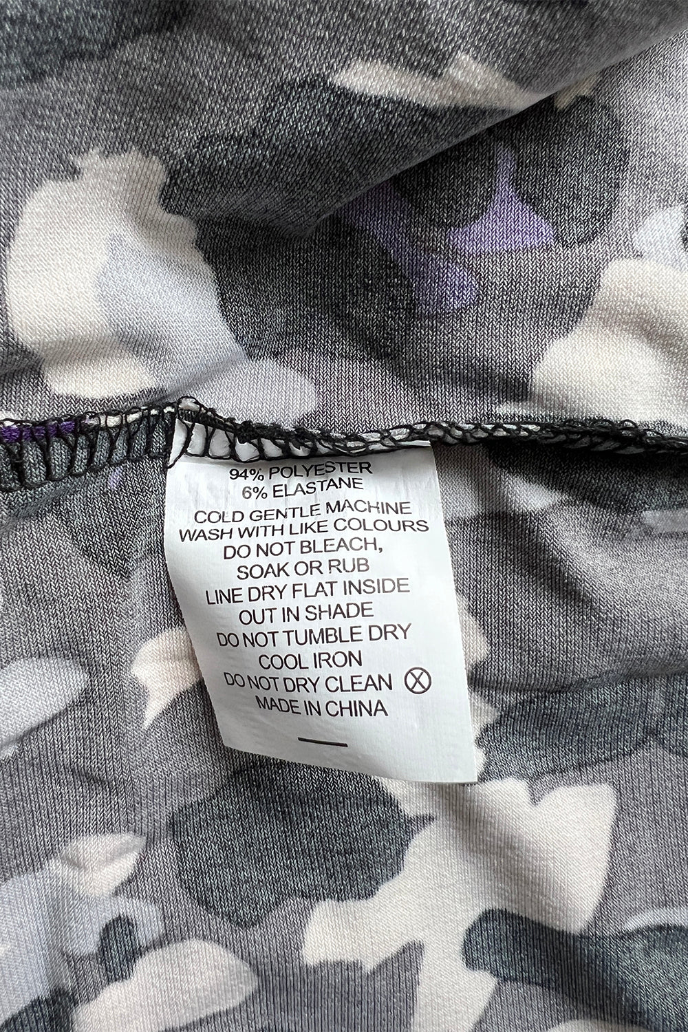 Rodney Clark Black and Purple Dress