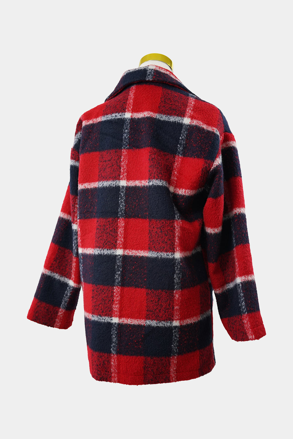 DOTTI Red, Navy Plaid Coat