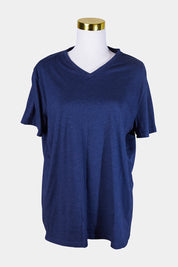 Brilliant Basics Navy V Neck Tee