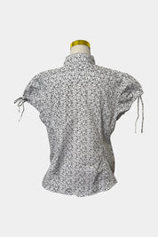 Tommy Hilfiger White and Black Top