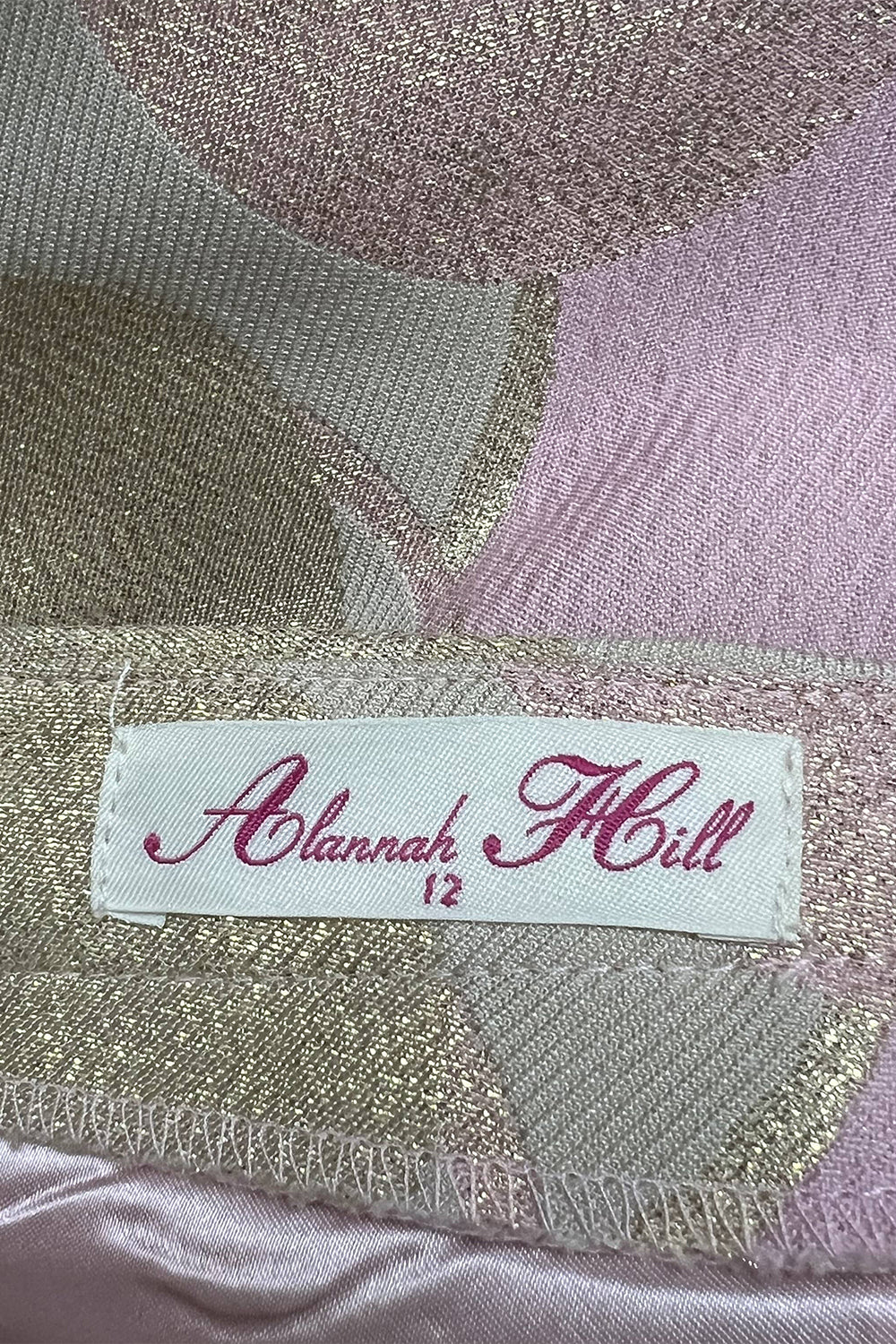 Alannah Hill Pink and Gold Skirt