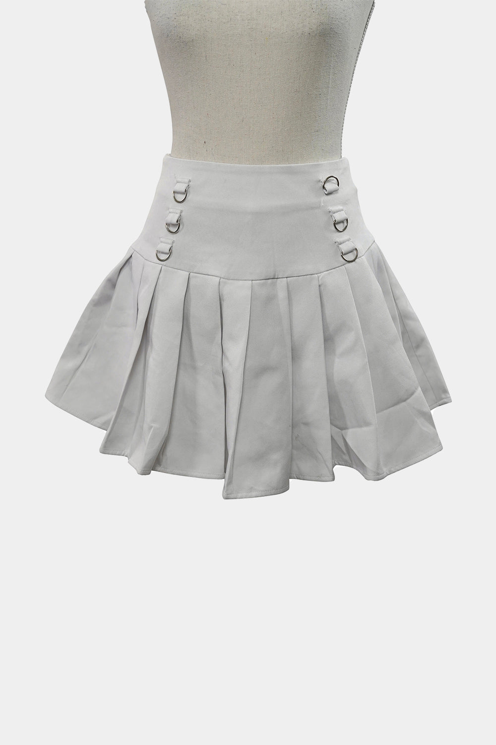 The Kript White Mini Skirt