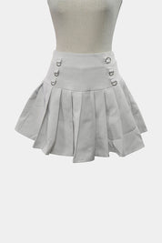 The Kript White Mini Skirt