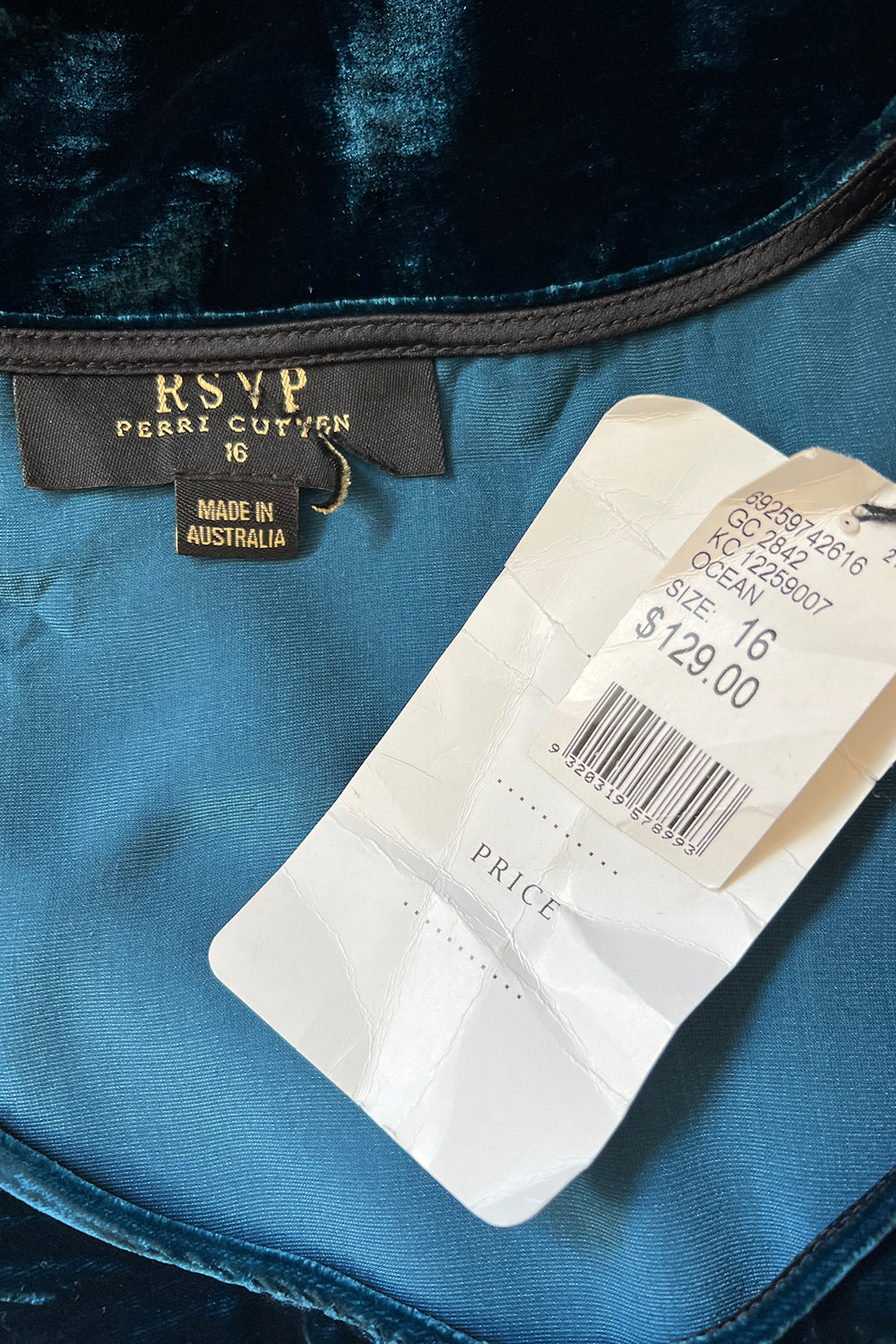 Perri Cutten Blue Top