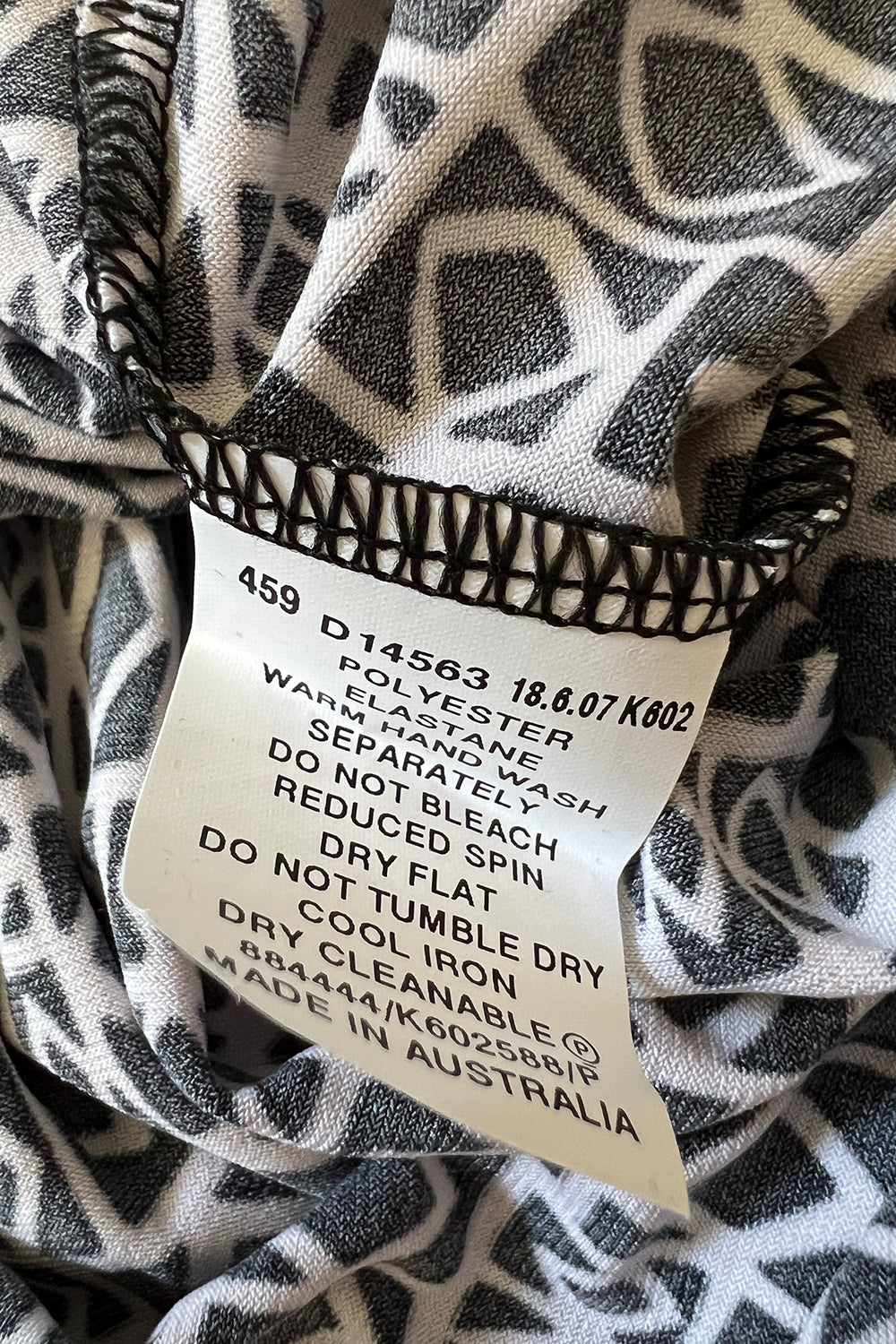 BASQUE Black and White Dress