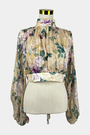 Shona Joy Multicoloured Floral Crop Blouse