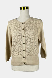 Lazy Bones Beige Cardigan