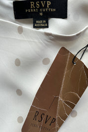 Perri Cutten Off White Top