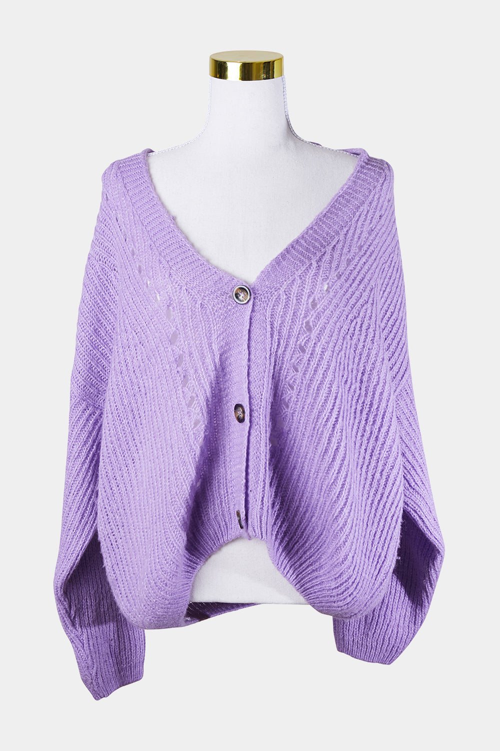 Joie Clair Purple Knit Cardigan
