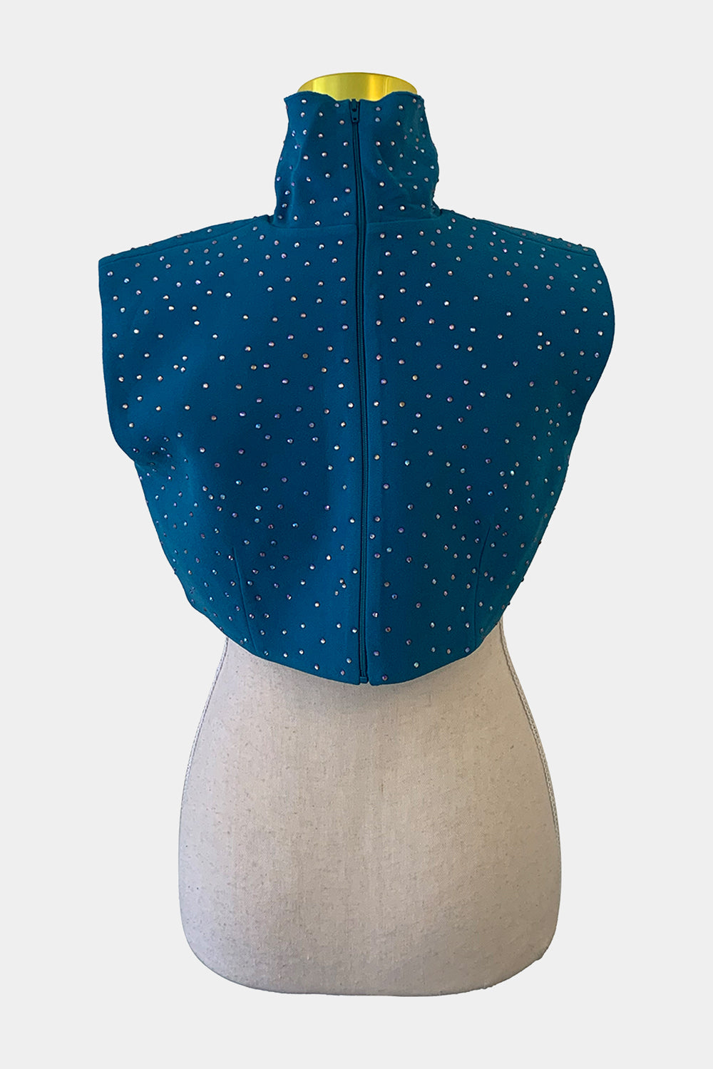 Alex Perry Teal Crop Top