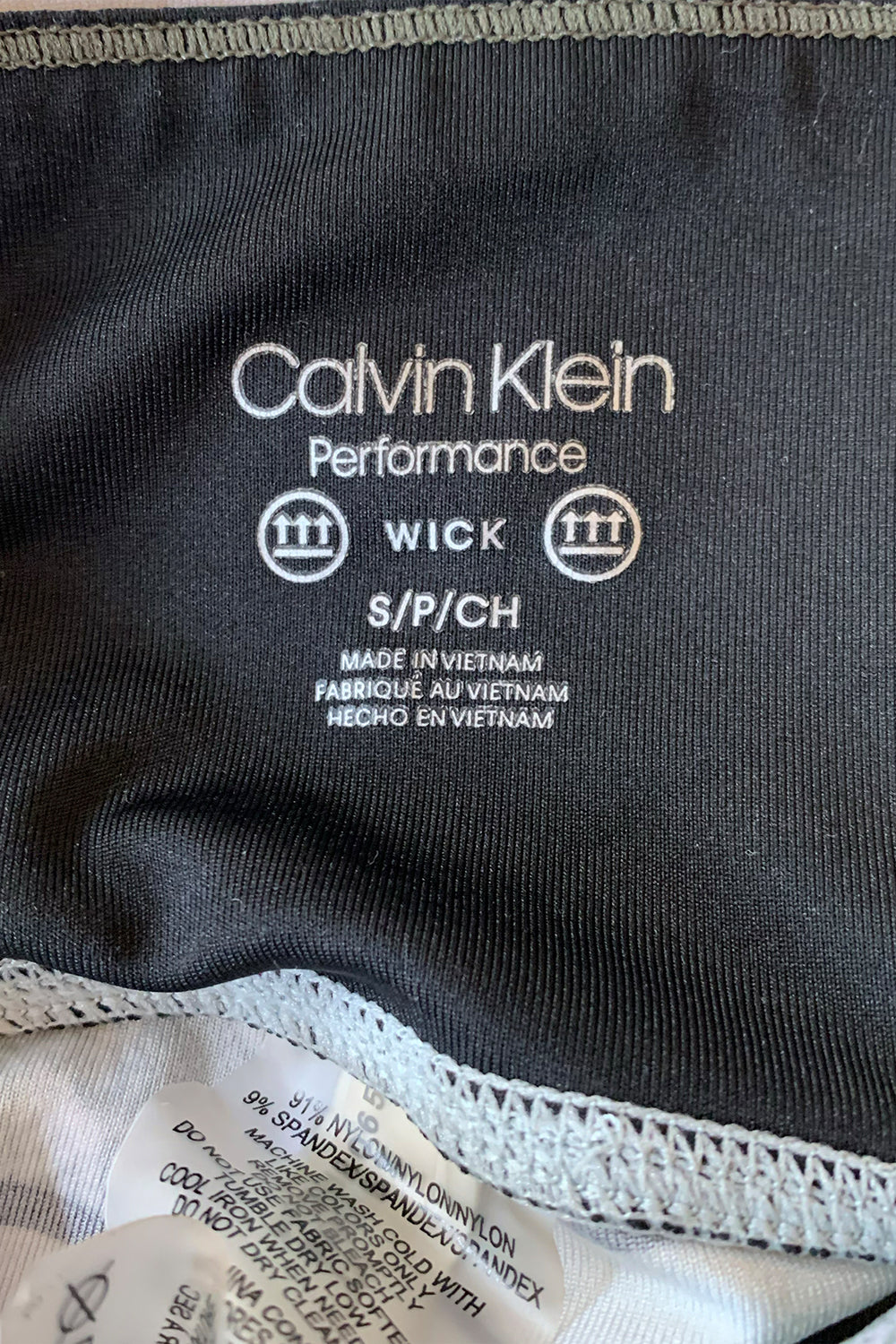Calvin Klein Green Gym Leggings