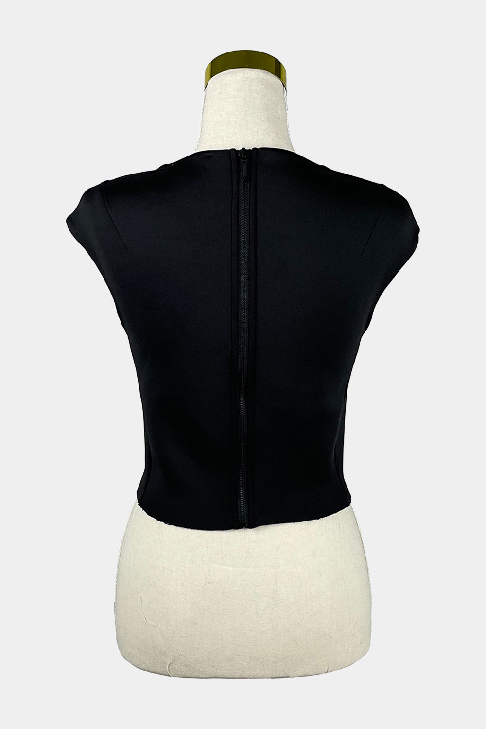 WITCHERY Black Fitted Crop Top