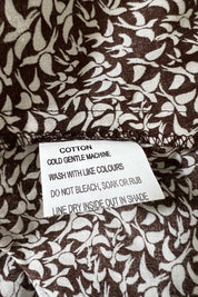 Rodney Clark Brown Print Top