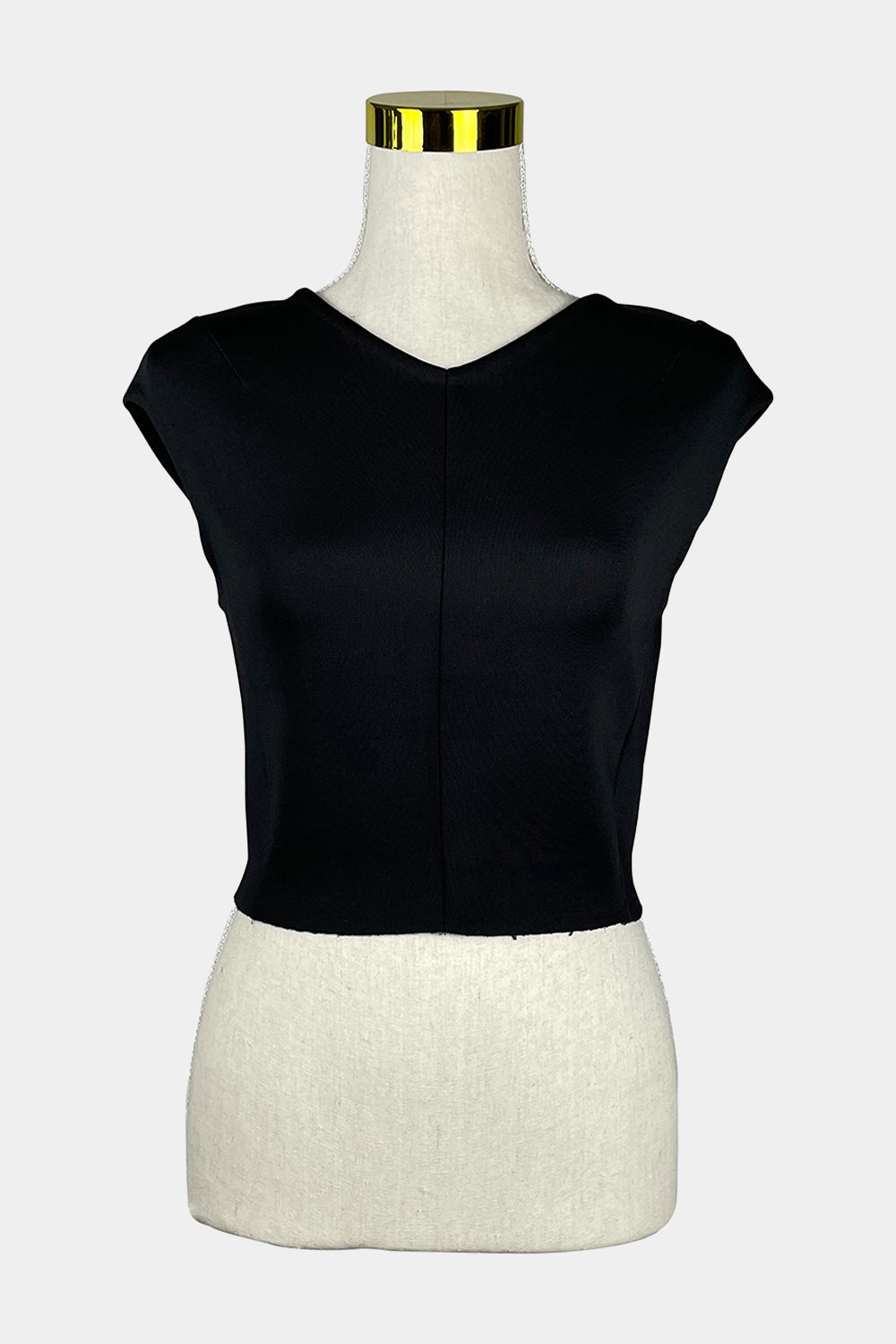 WITCHERY Black Fitted Crop Top