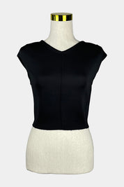 WITCHERY Black Fitted Crop Top